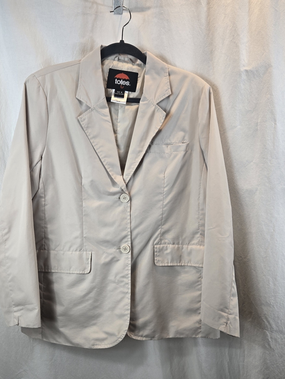 Totes Women's Light Beige Blazer Jacket